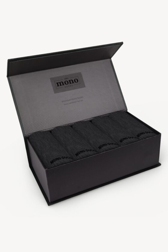 Mono Socks - 6-Piece Premium Boxed Seamless Flat Bamboo Booties Socks - Image 9