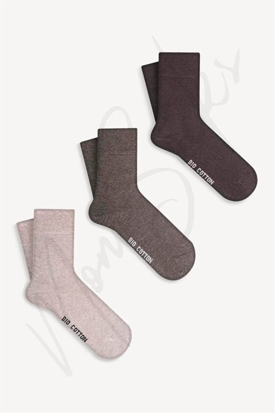 Mono Socks - 3'lü Organik Diabetik Çorap